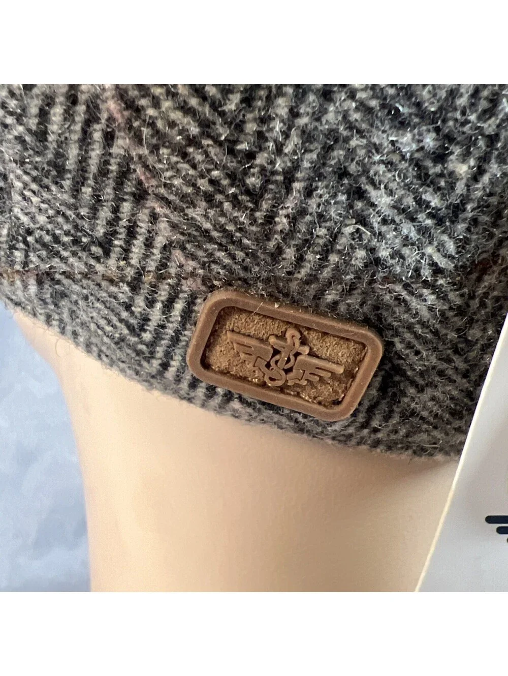 Dockers Newsboy Cabbie Hat Size S/M Brown Herringbone NWT - 1101-1V
